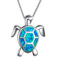 Opal Turtle Necklace
